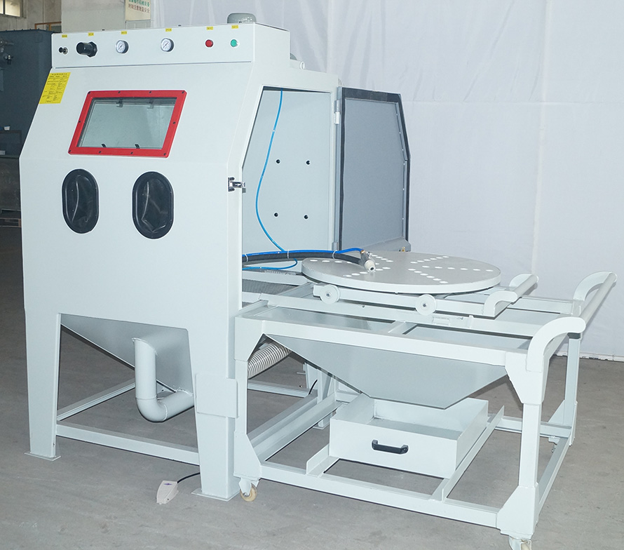 提升加工效率，箱體手動噴砂機讓汽車零部件閃耀